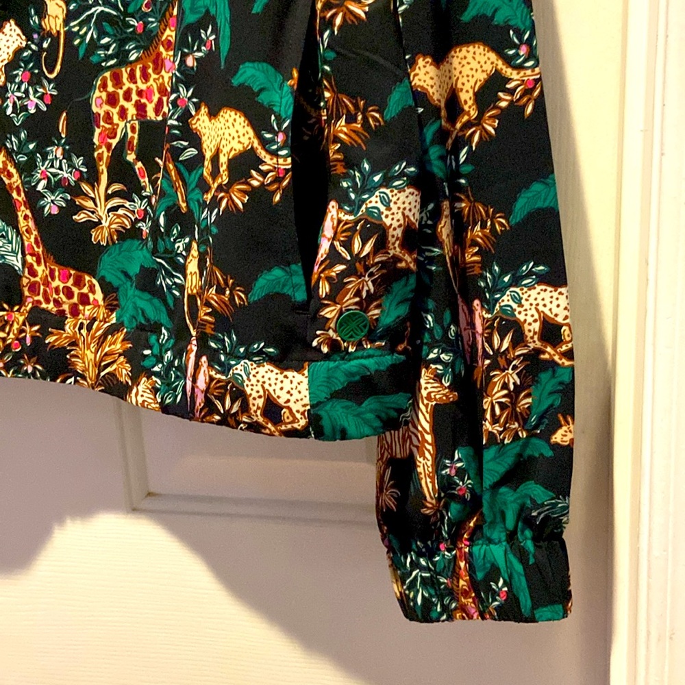 Lilly Pulitzer Luxletic Jacket-NWOT-XL- Dancing In The Moonlight - Picture 5 of 11